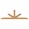 Ekena Millwork Saratoga Smooth Timber Gable Bracket, Western Red Cedar, 96"W x 32"H x 5 1/2"D x 5 1/2"F, 8/12 Pitch GBW096X32X0606SAR00SWR - alternate 1